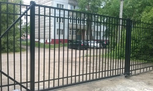 Откатные ворота сварное наполнение